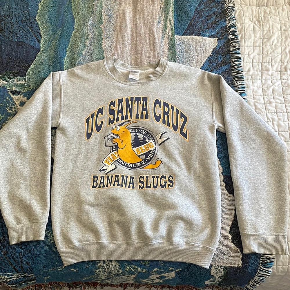 Vintage UC Santa Cruz Banana Slugs Crew Neck Size Small